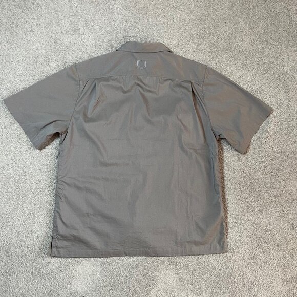 SCOTTeVEST Beachcomber 7 Pocket Outdoor Casual Short Sleeve Shirt Men's Large - Picture 3 of 6